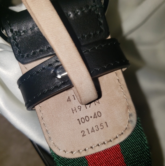 Gucci Belt Classic Design Red/Green - Picture 2 of 4
